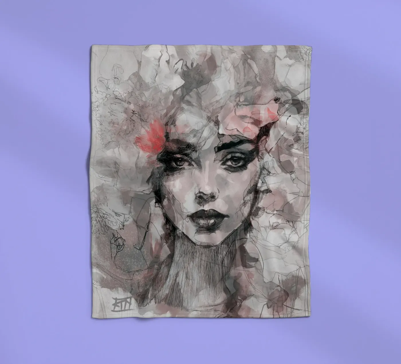 farfalla00 coperta in pile da Giulio Iurissevich