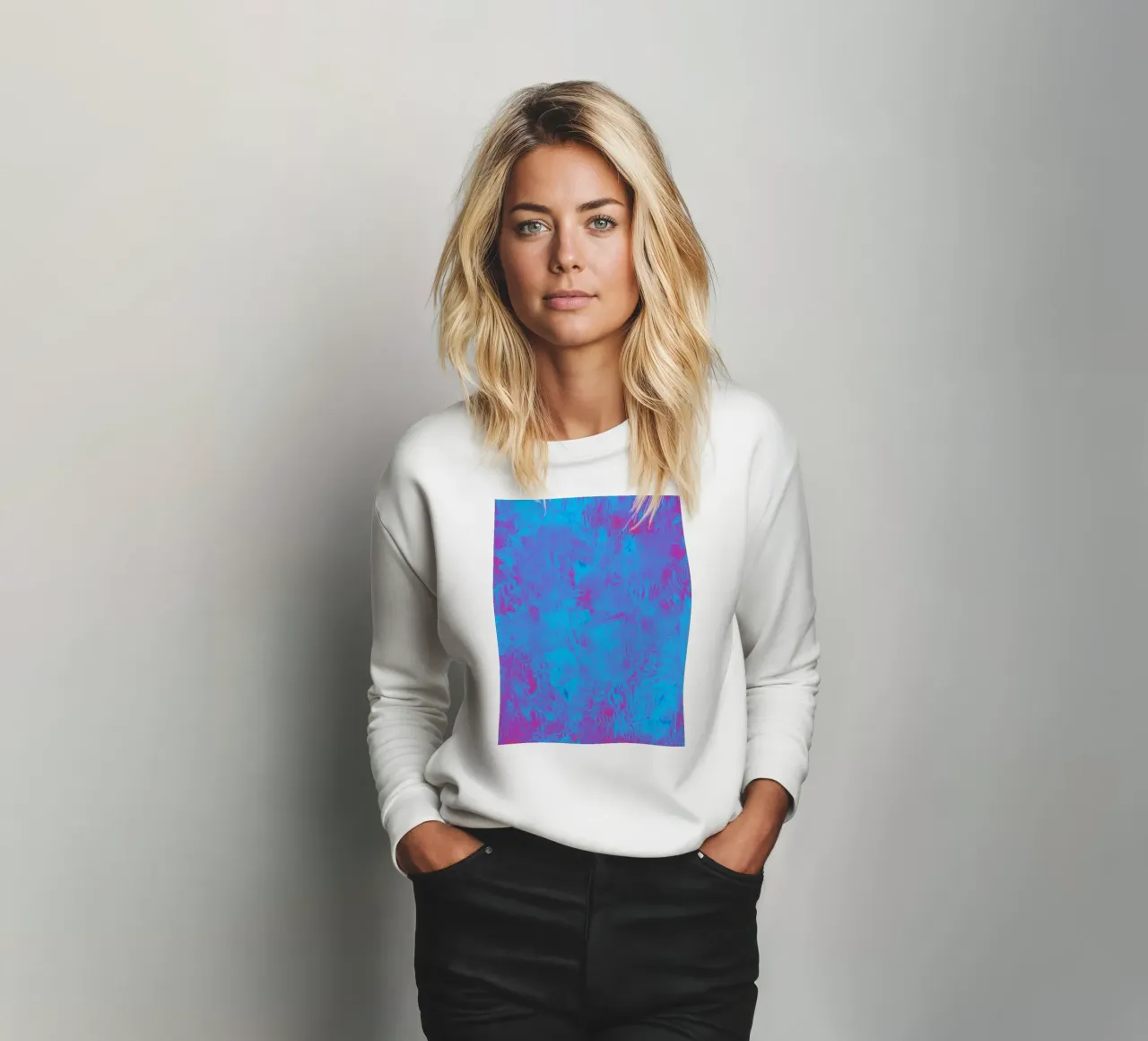Futuristic Abstract Print HeatSeeker sweatshirt by FABOArt