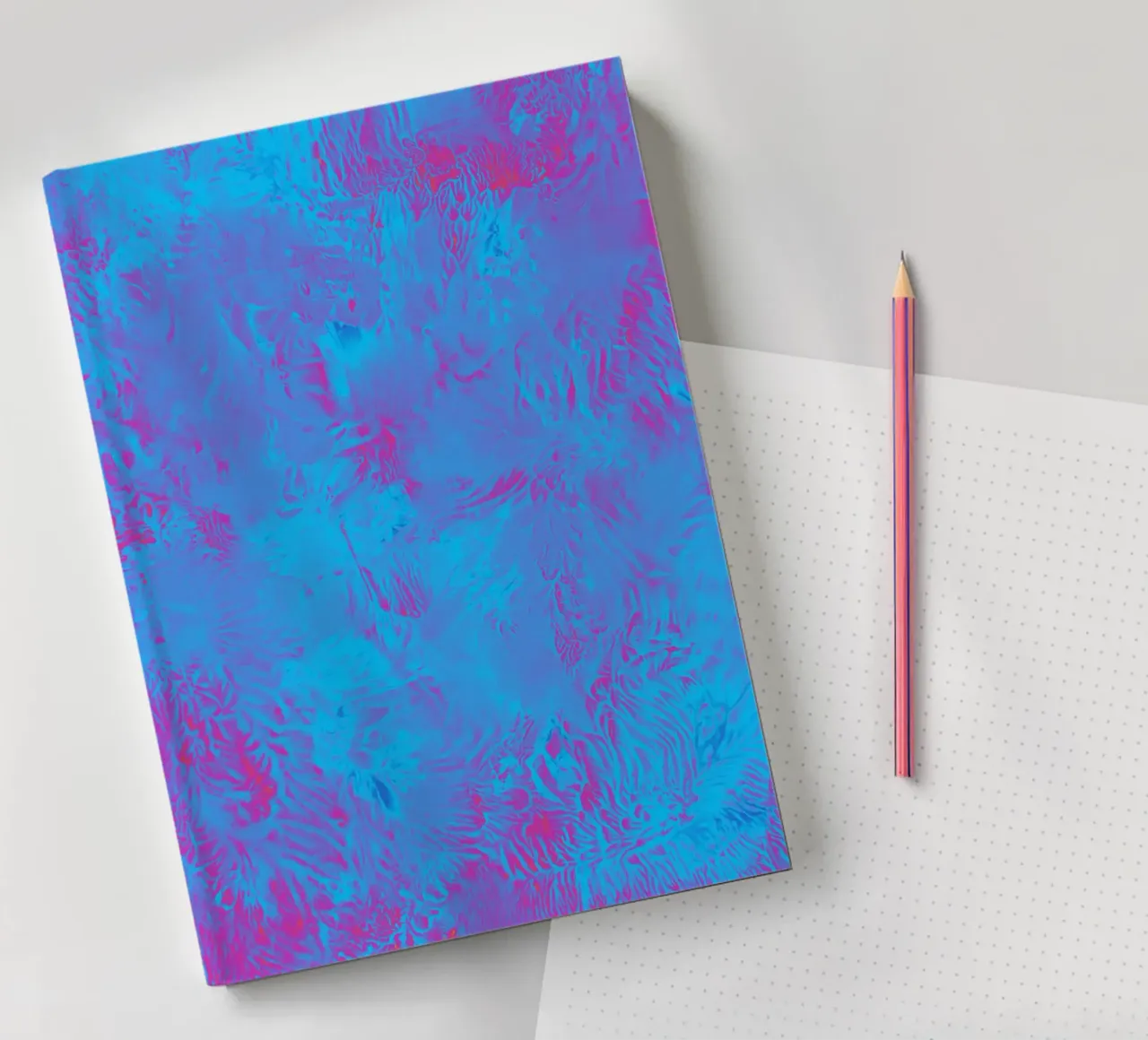 Futuristic Abstract Print HeatSeeker notebook by FABOArt