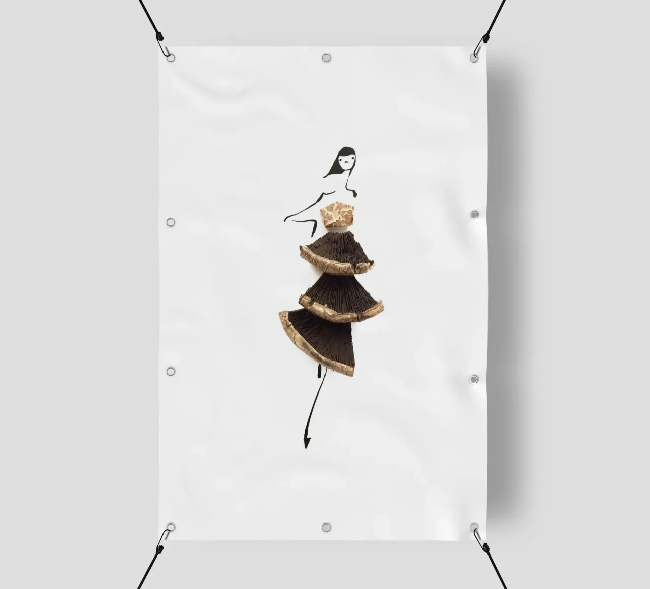 Shiitake telo in pvc da Gretchen Roehrs