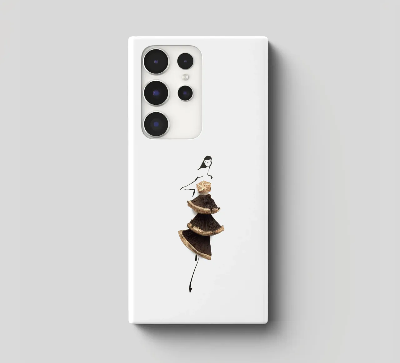 Shiitake samsung phone case by Gretchen Roehrs