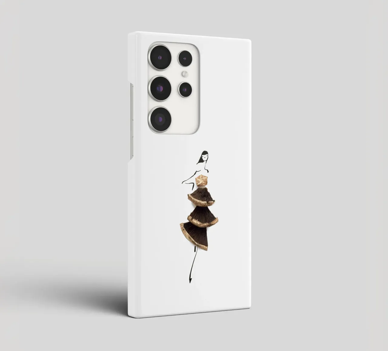 Shiitake samsung phone case by Gretchen Roehrs