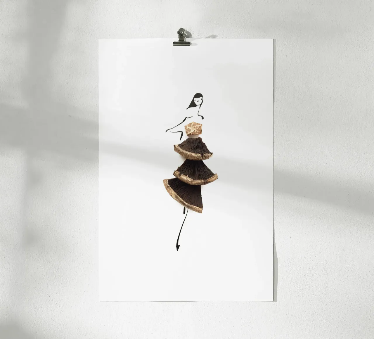 Shiitake carta hahnemühle da Gretchen Roehrs