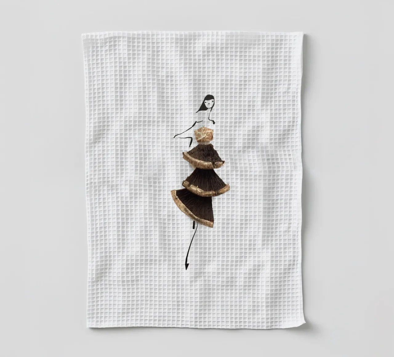 Shiitake canovaccio da cucina da Gretchen Roehrs