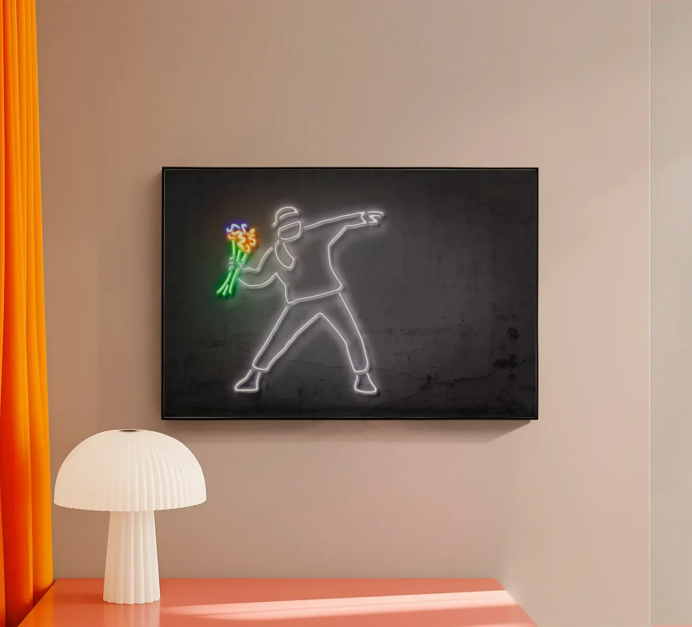 Flower Thrower plexiglas de Octavian