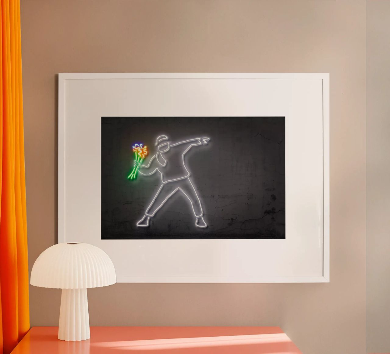 Flower Thrower Poster von Octavian