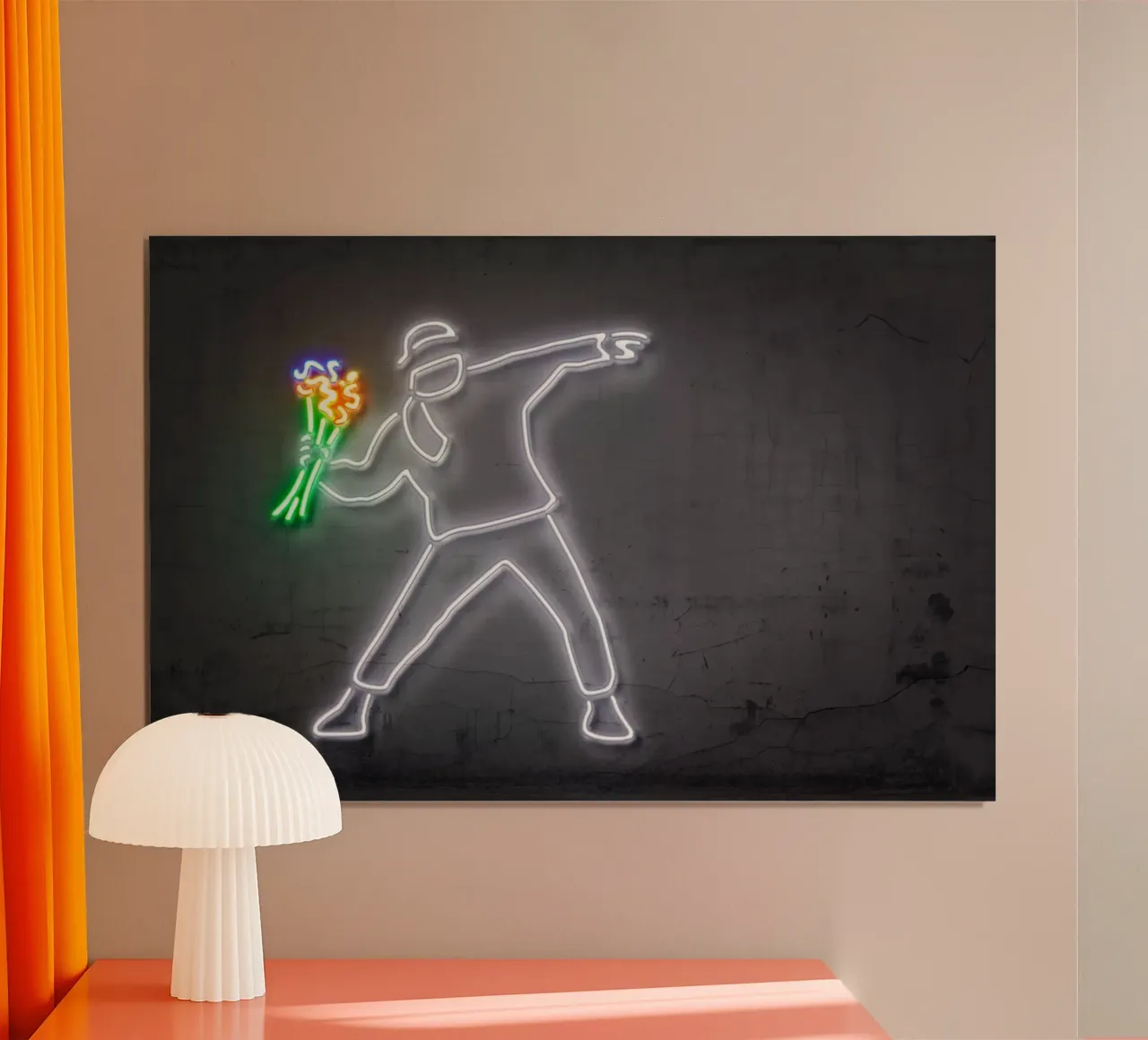 Flower Thrower poster by Octavian