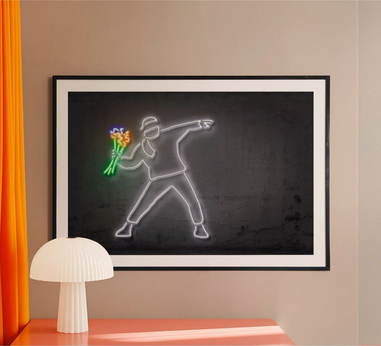 Flower Thrower Poster von Octavian