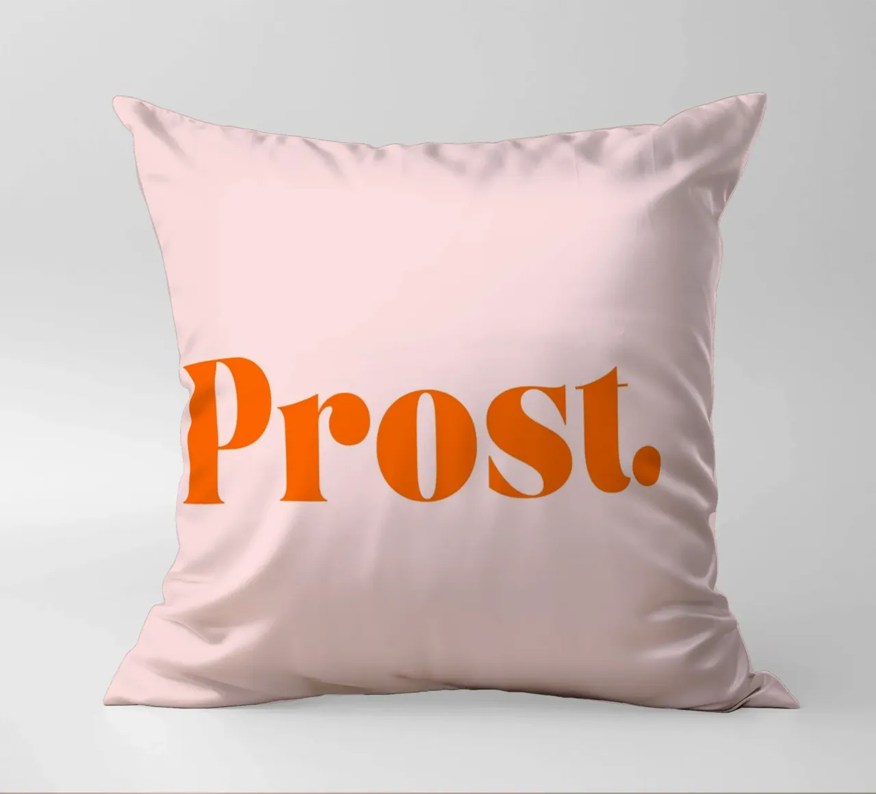 Prost | Minimalistisches Print in Trendfarben cuscino da PrintCessStudio