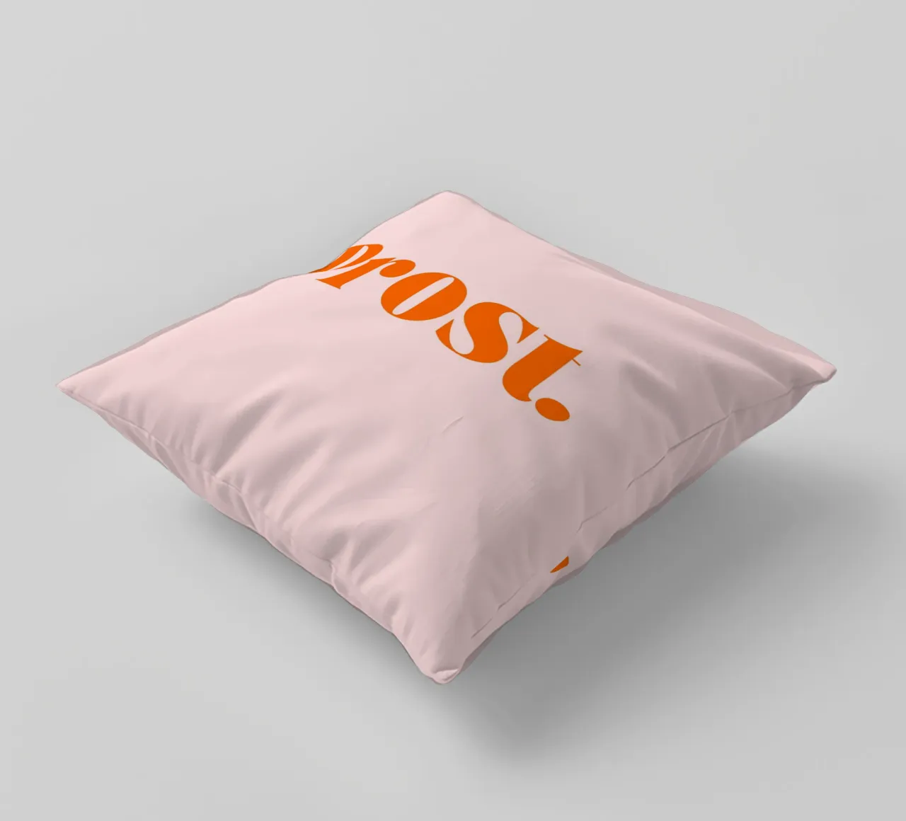 Prost | Minimalistisches Print in Trendfarben cuscino da PrintCessStudio