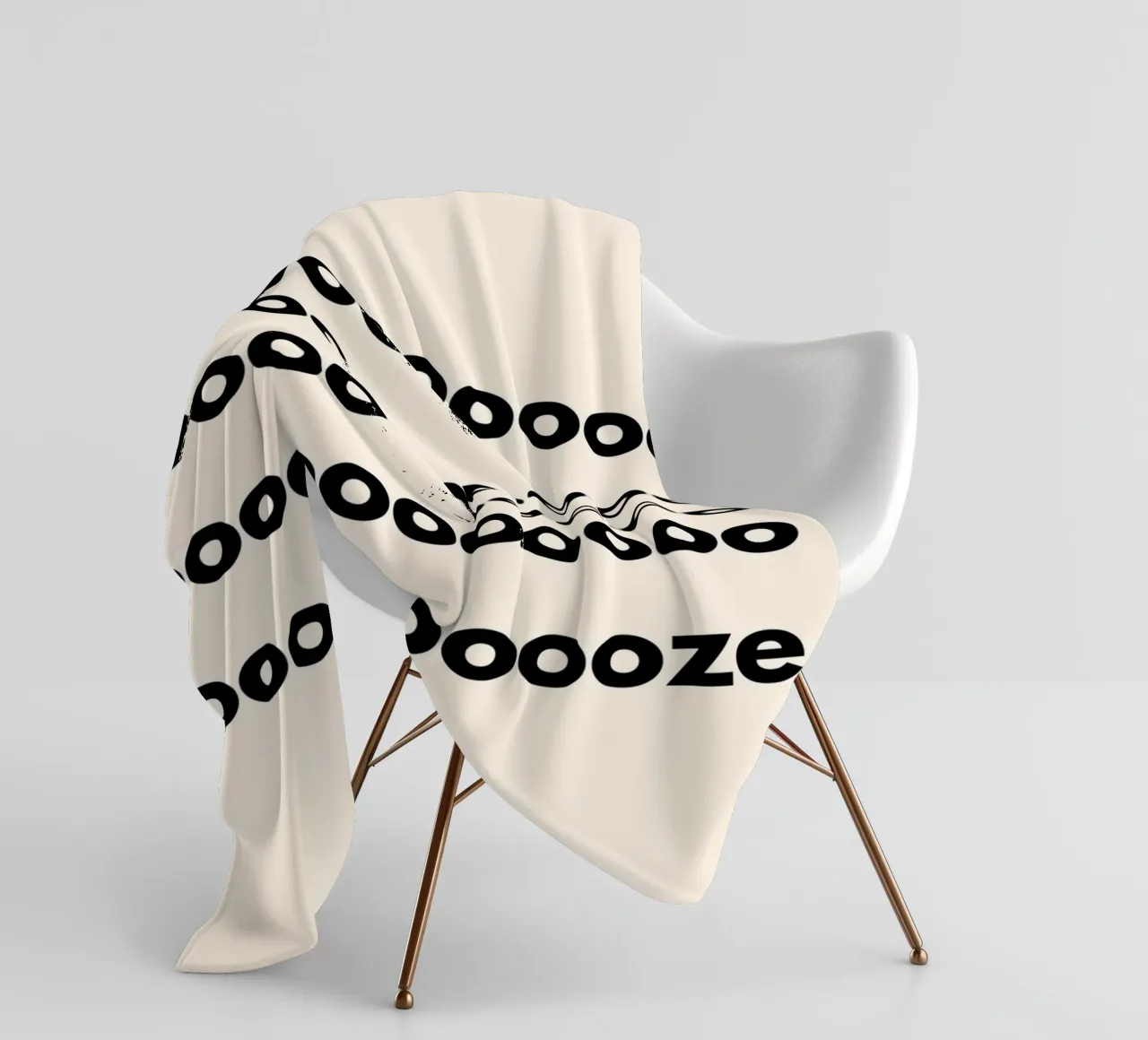 Snoooze | Sleepy & Minimalist Print coperta in pile da PrintCessStudio