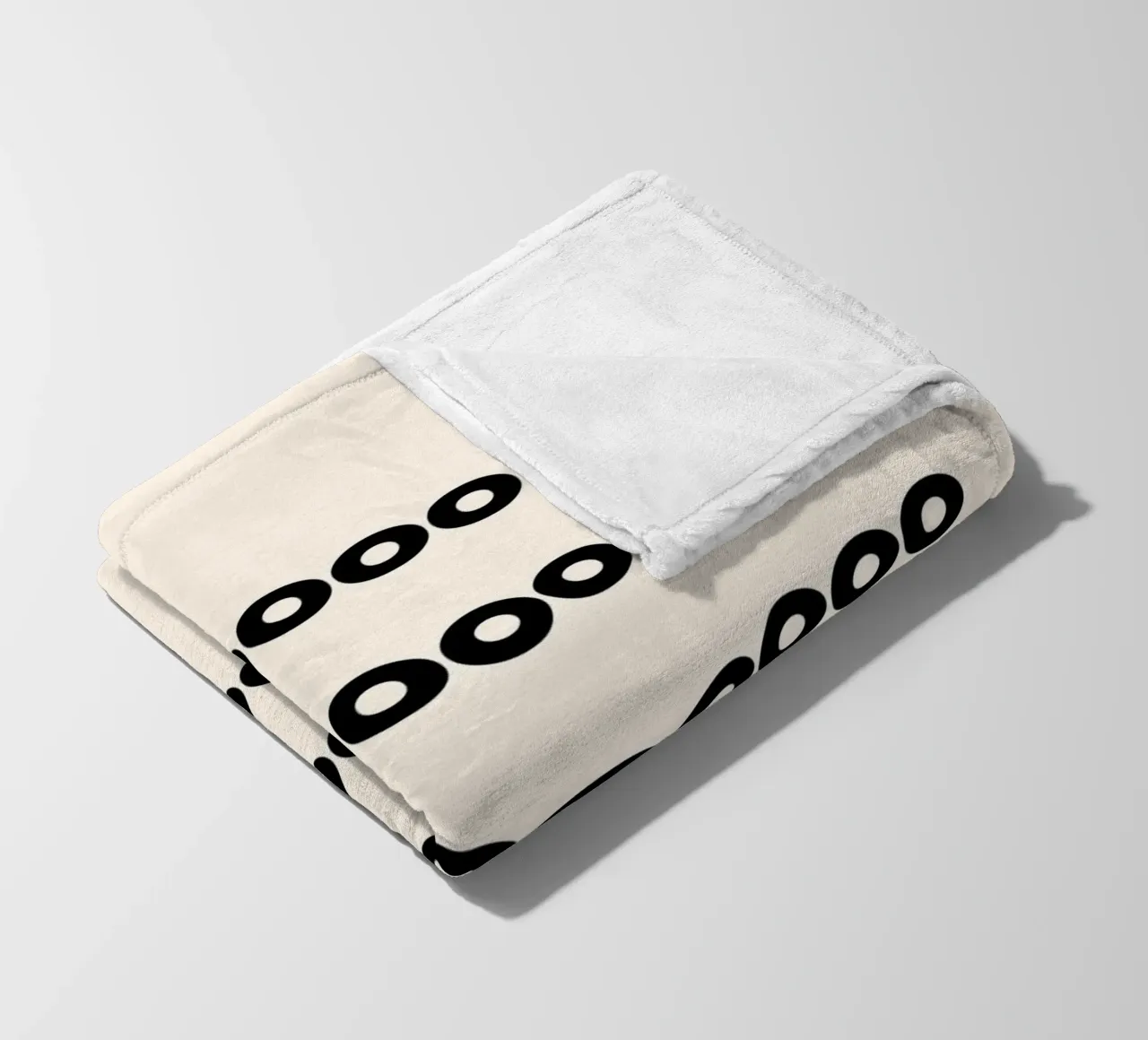 Snoooze | Sleepy & Minimalist Print coperta in pile da PrintCessStudio