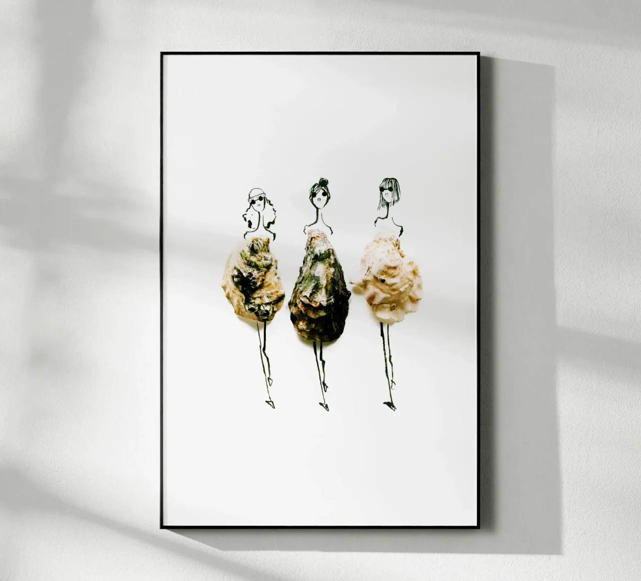 Oyster Trio plexiglass da Gretchen Roehrs