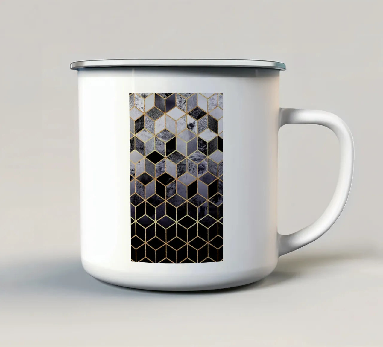 Daydream Cubes tazza in smalto da Elisabeth Fredriksson