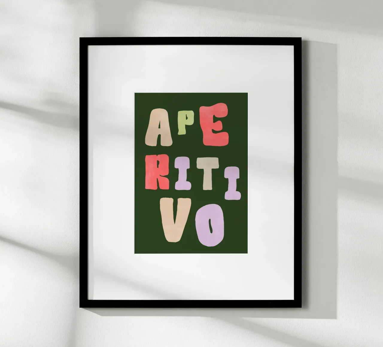 Aperitivo | Bold & Stylish Italian Vibes Print carta hahnemühle da PrintCessStudio