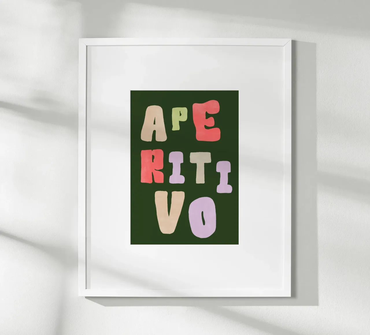 Aperitivo | Bold & Stylish Italian Vibes Print carta hahnemühle da PrintCessStudio