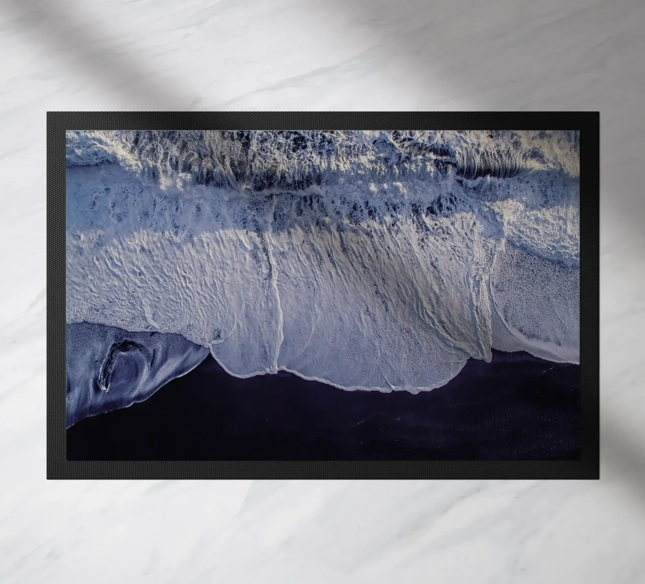 Ocean Waves 2 doormat by Airpixels