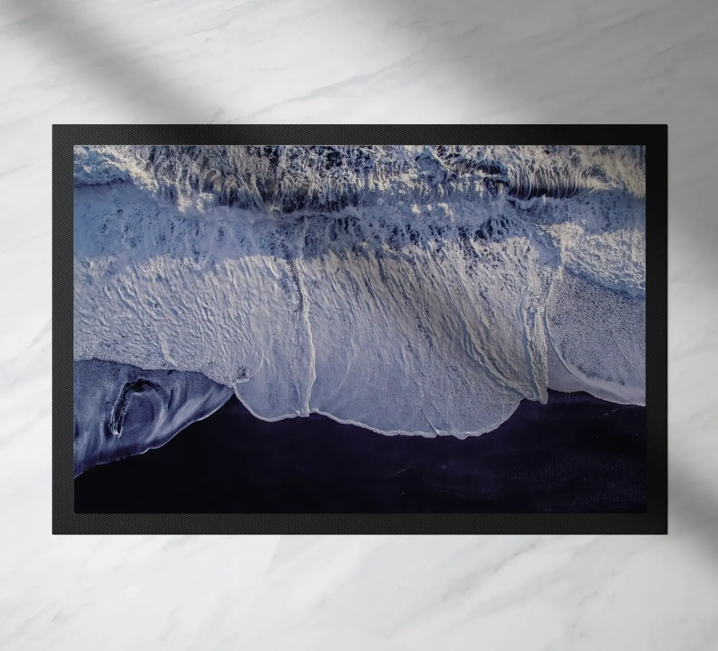 Ocean Waves 2 doormat by Airpixels