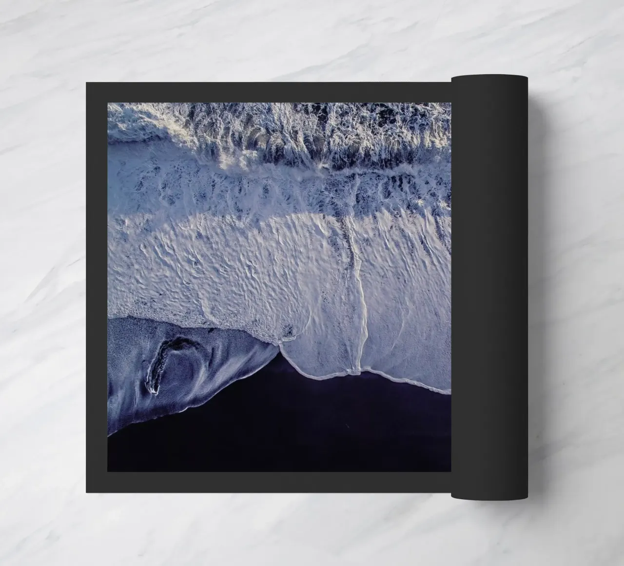 Ocean Waves 2 doormat by Airpixels