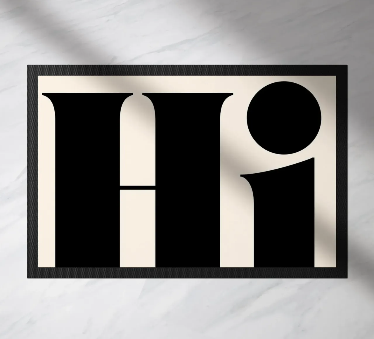 Hi | Bold & Minimalist Statement Print | Typography zerbino da PrintCessStudio