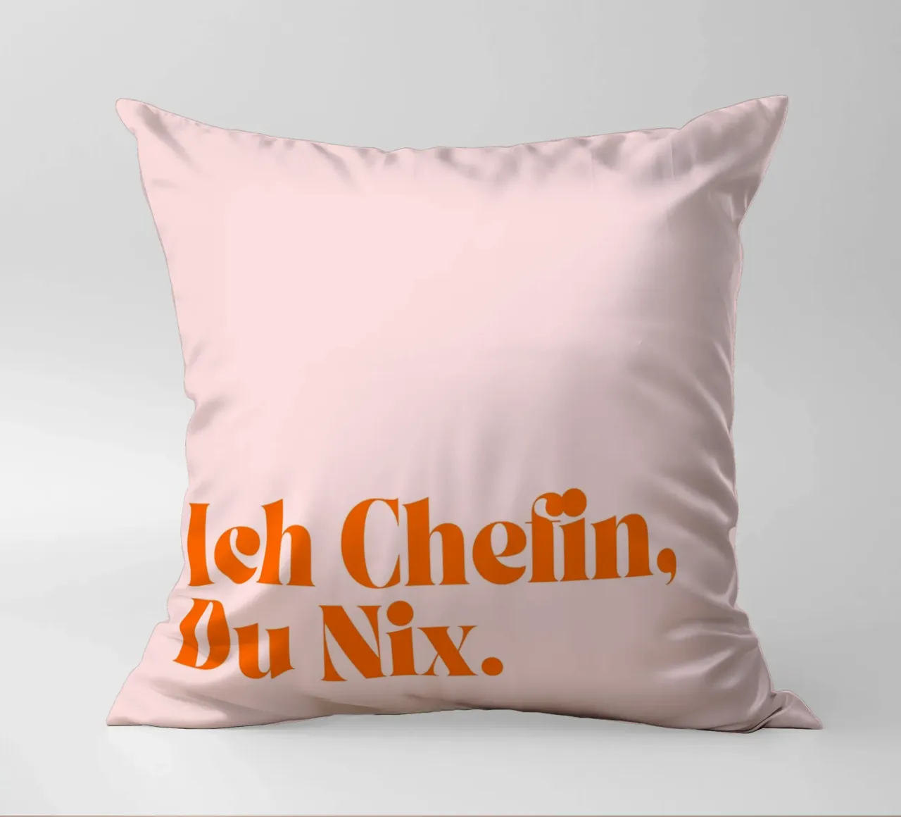 Ich Chefin, Du Nix | Lustiges und Selbstbewusstes Print cuscino da PrintCessStudio