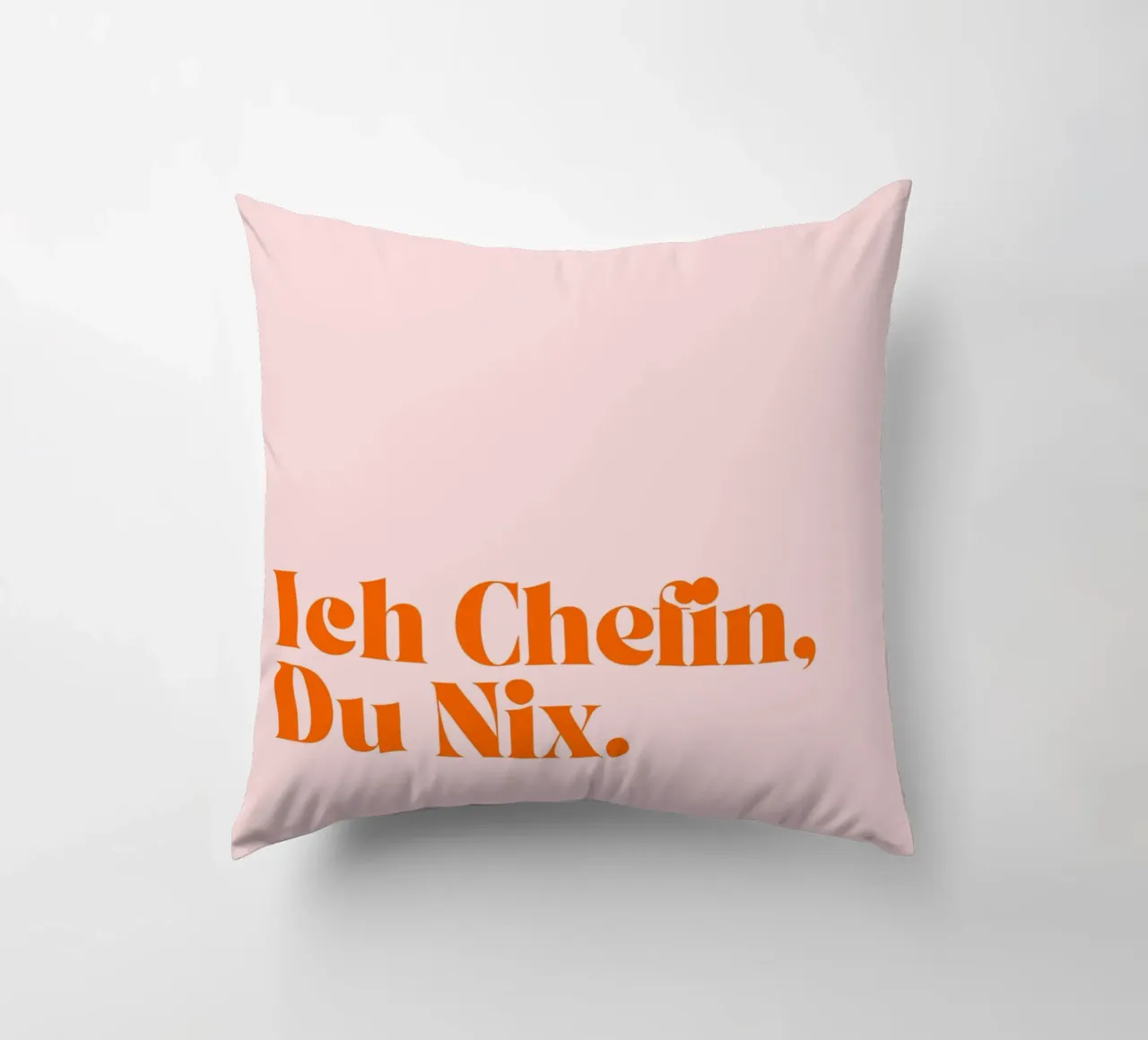 Ich Chefin, Du Nix | Lustiges und Selbstbewusstes Print cuscino da PrintCessStudio