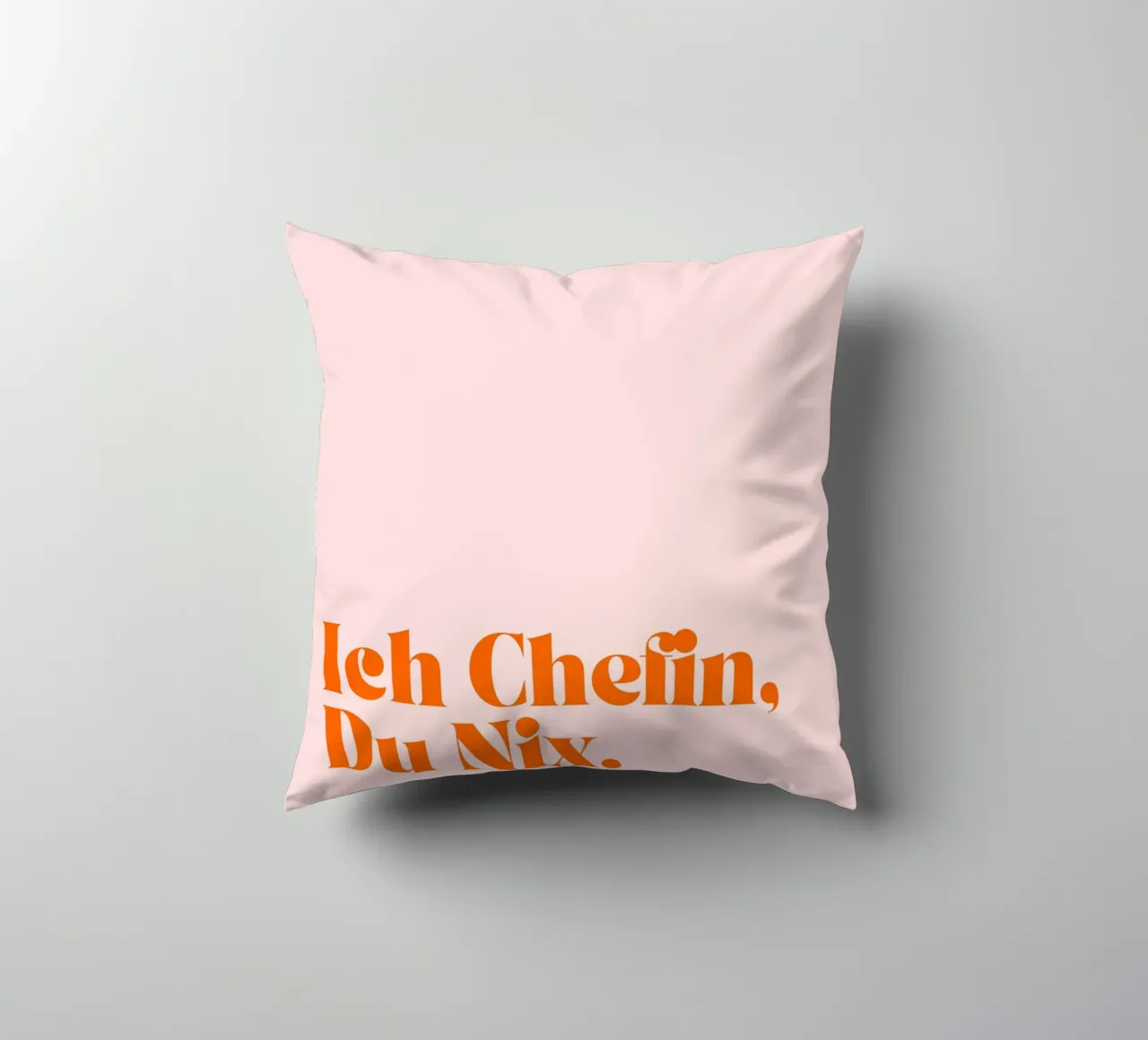 Ich Chefin, Du Nix | Lustiges und Selbstbewusstes Print cuscino da PrintCessStudio