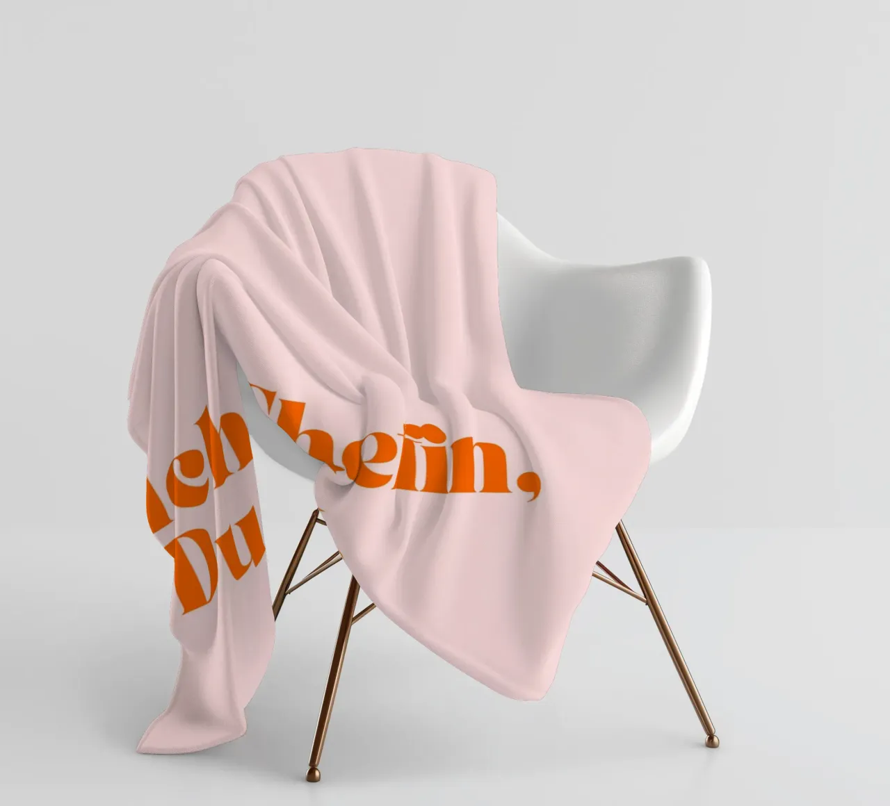 Ich Chefin, Du Nix | Lustiges und Selbstbewusstes Print coperta in pile da PrintCessStudio