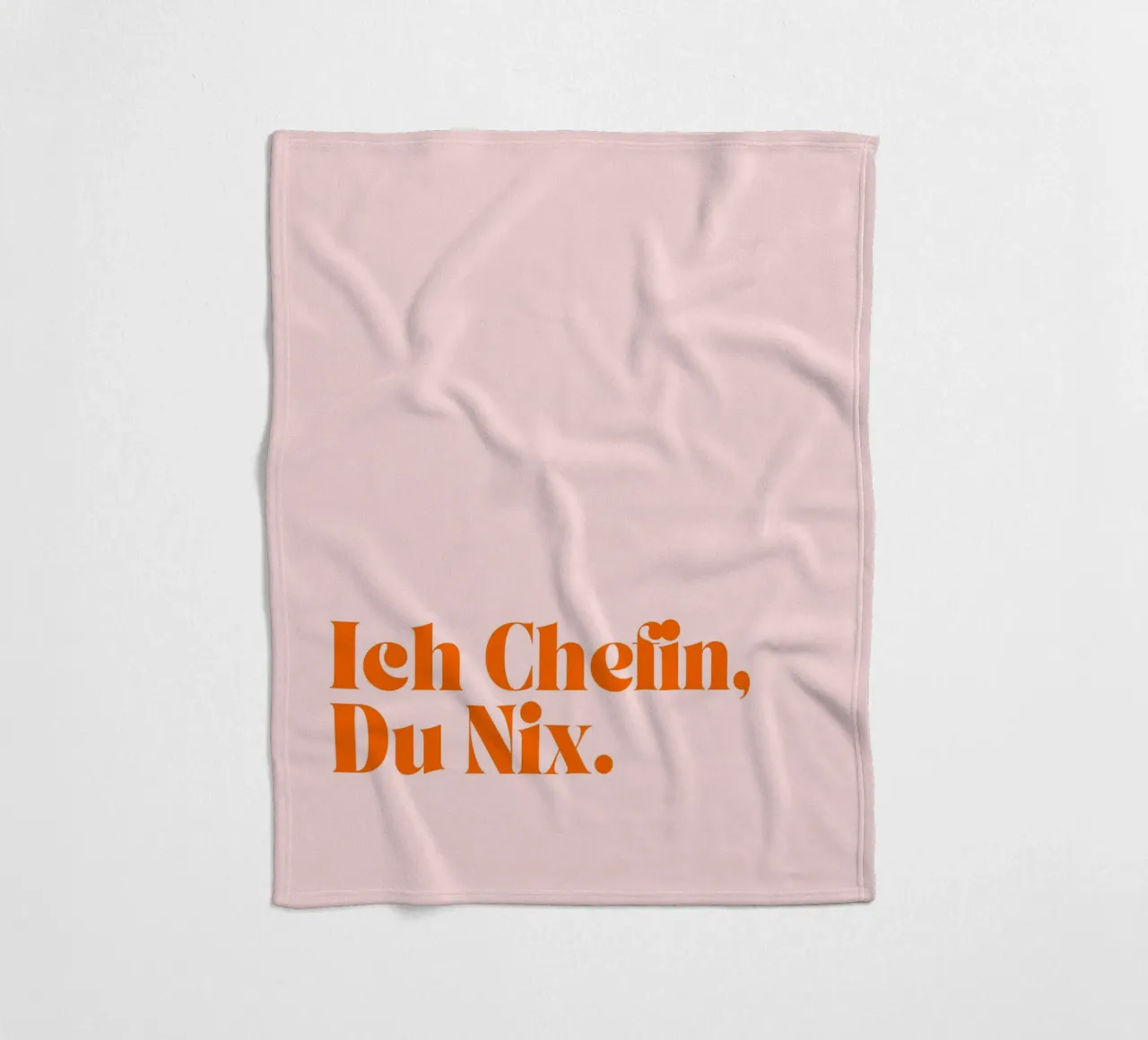 Ich Chefin, Du Nix | Lustiges und Selbstbewusstes Print coperta in pile da PrintCessStudio