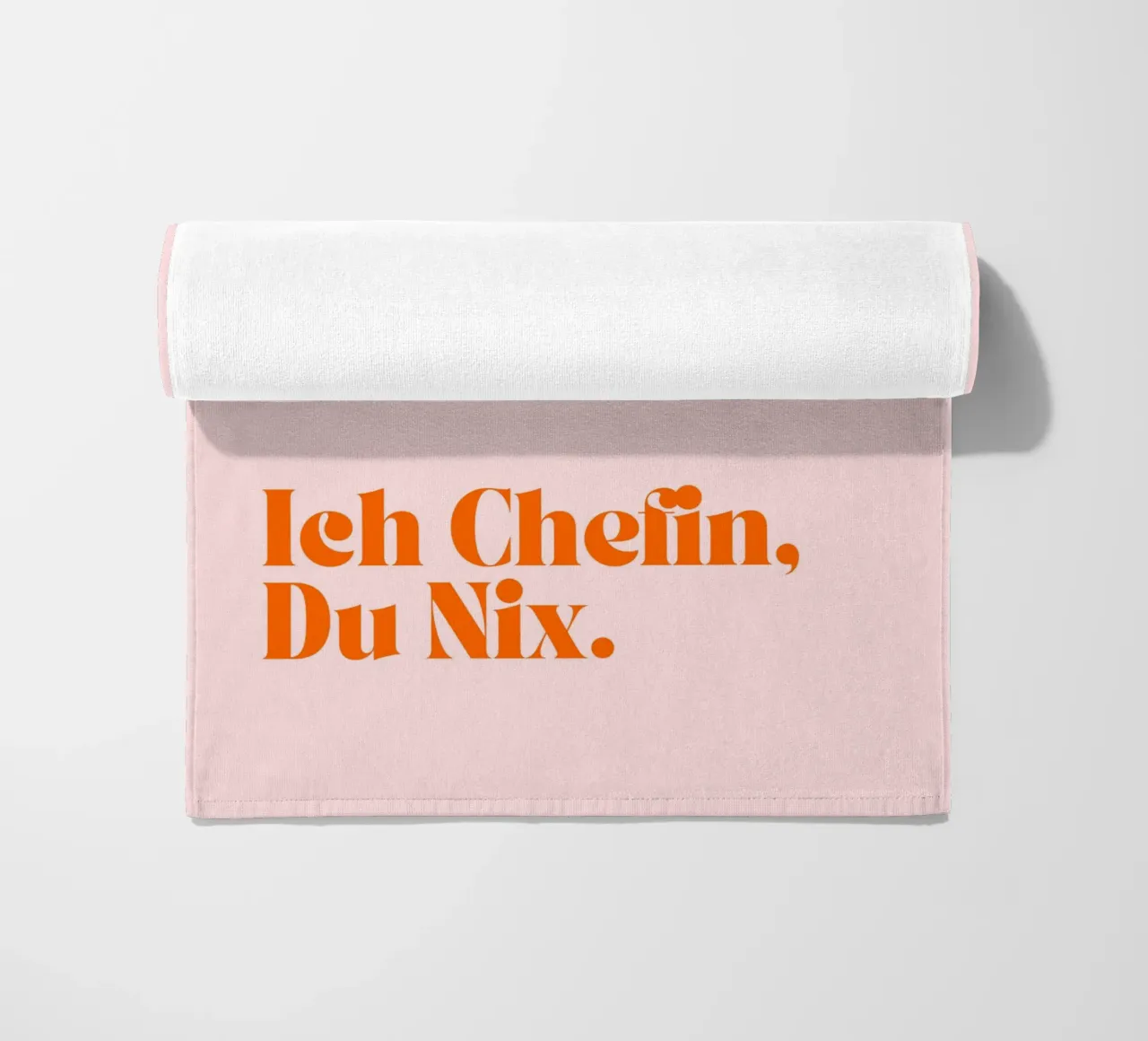 Ich Chefin, Du Nix | Lustiges und Selbstbewusstes Print telo mare da PrintCessStudio