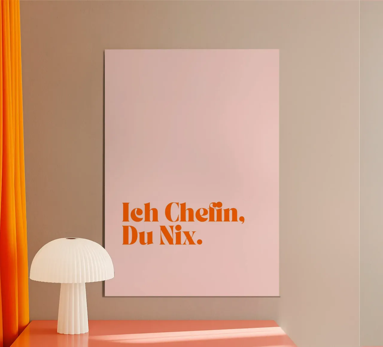 Ich Chefin, Du Nix | Lustiges und Selbstbewusstes Print carta hahnemühle da PrintCessStudio