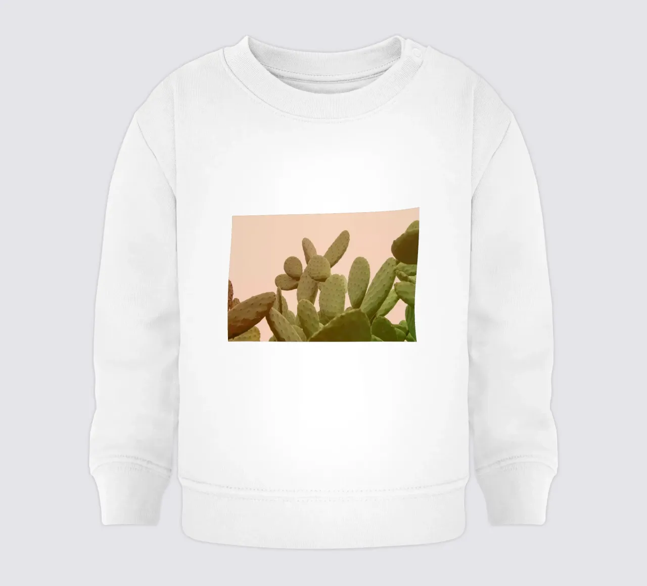 Prickly Pear Cactus baby sweatshirt by Victoria Frost