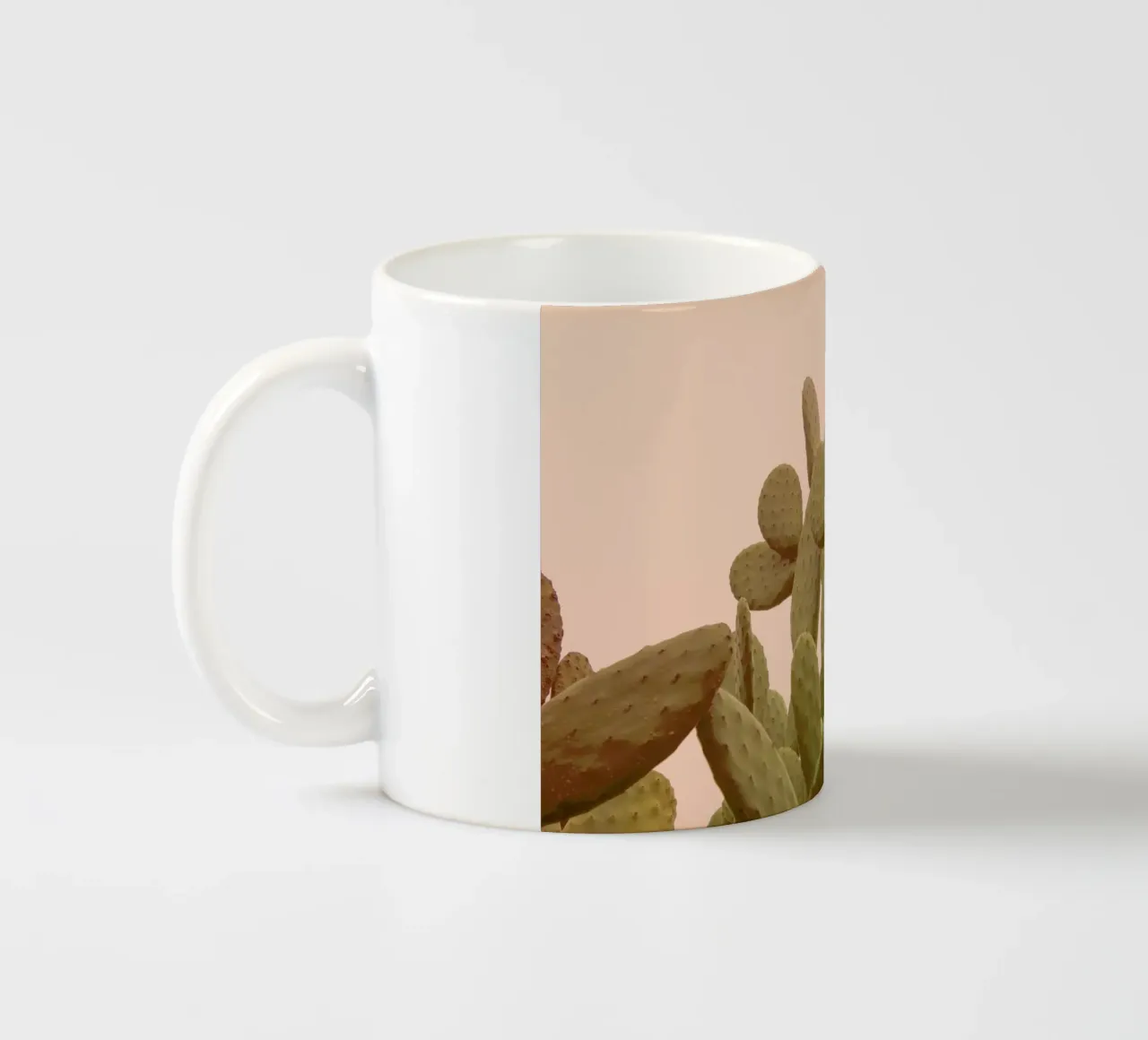 Prickly Pear Cactus Keramik Tasse von Victoria Frost
