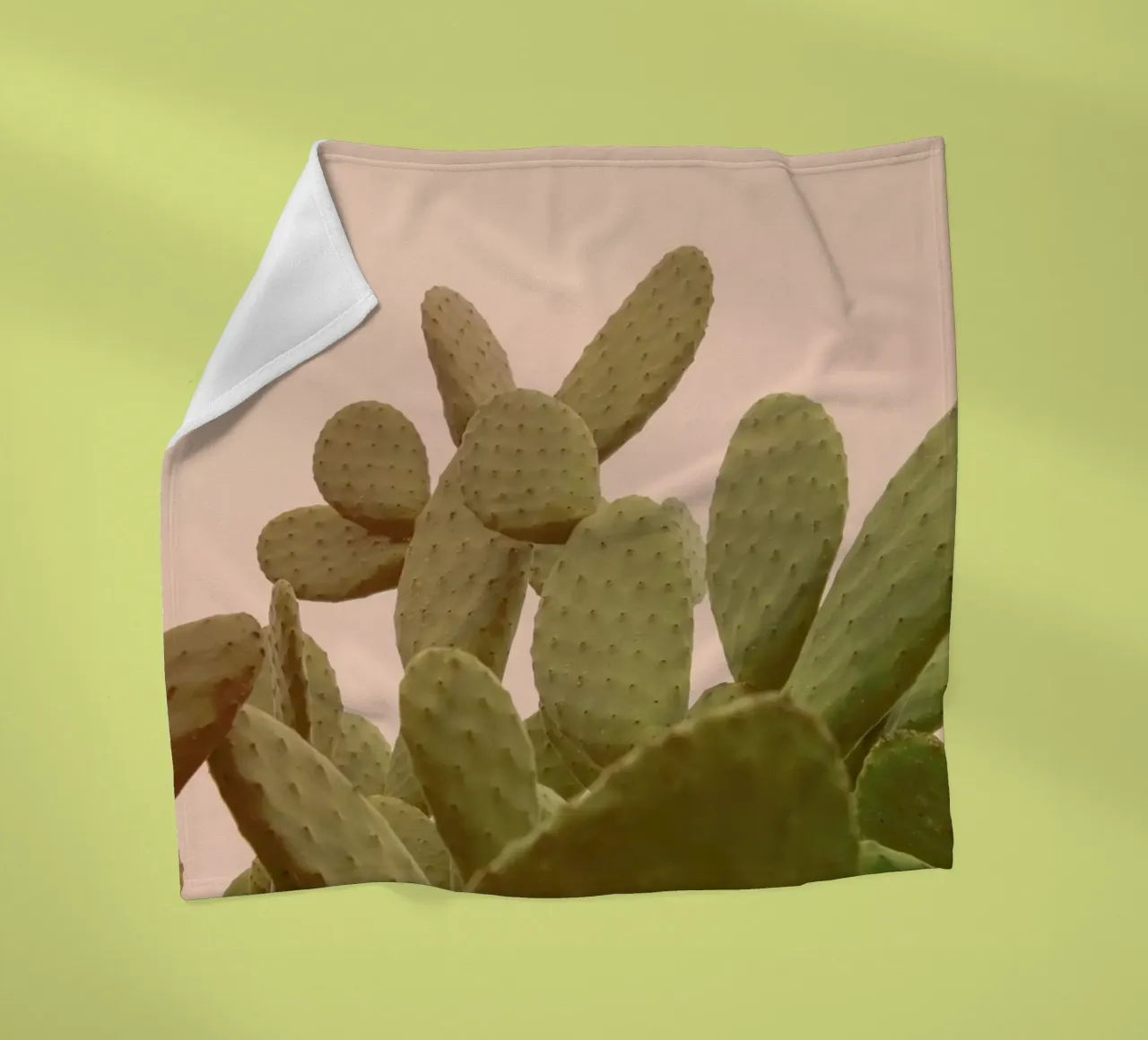 Prickly Pear Cactus coperta in pile da Victoria Frost