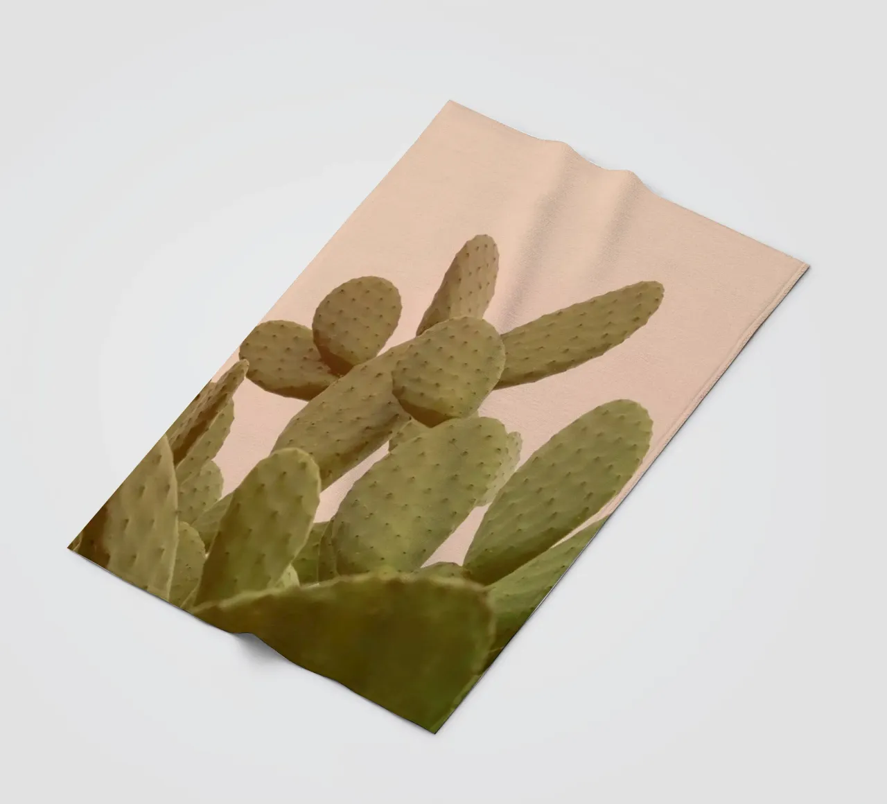 Prickly Pear Cactus coperta in pile da Victoria Frost