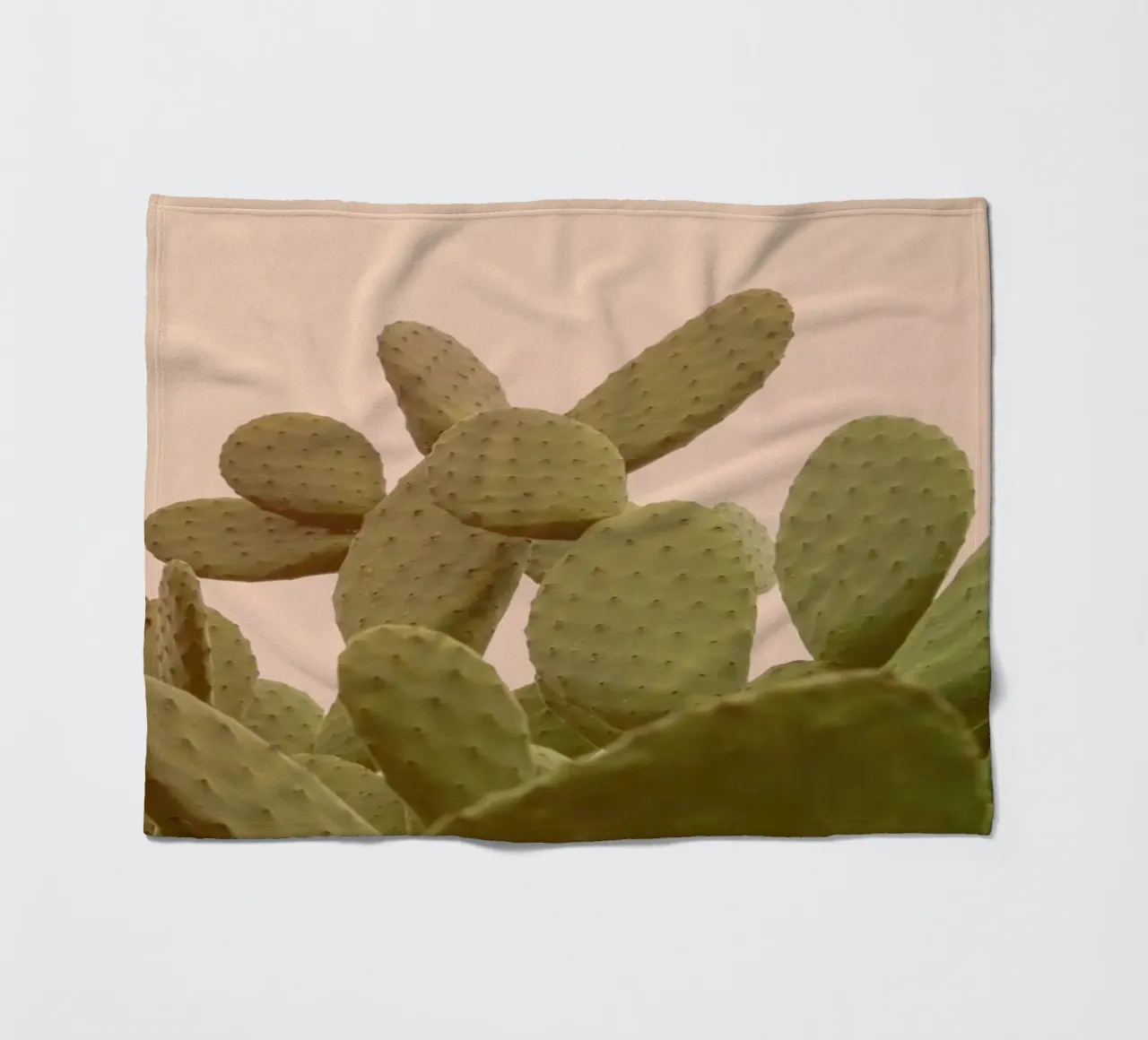 Prickly Pear Cactus coperta in pile da Victoria Frost