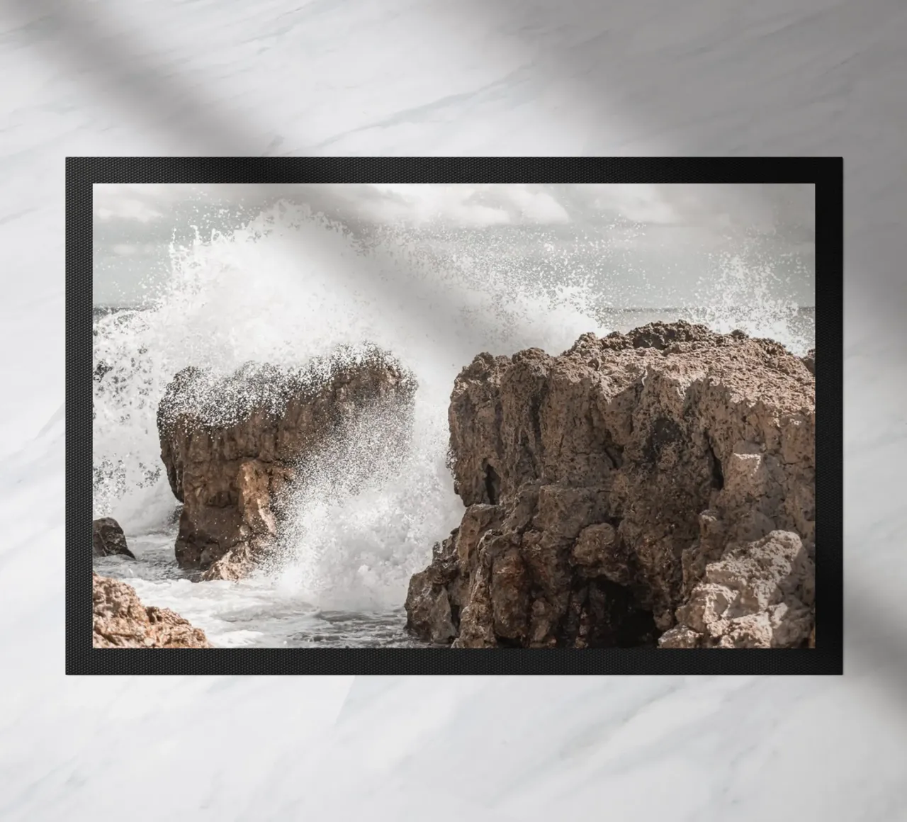 Le onde dell'oceano dei sensi zerbino da Carinaprint