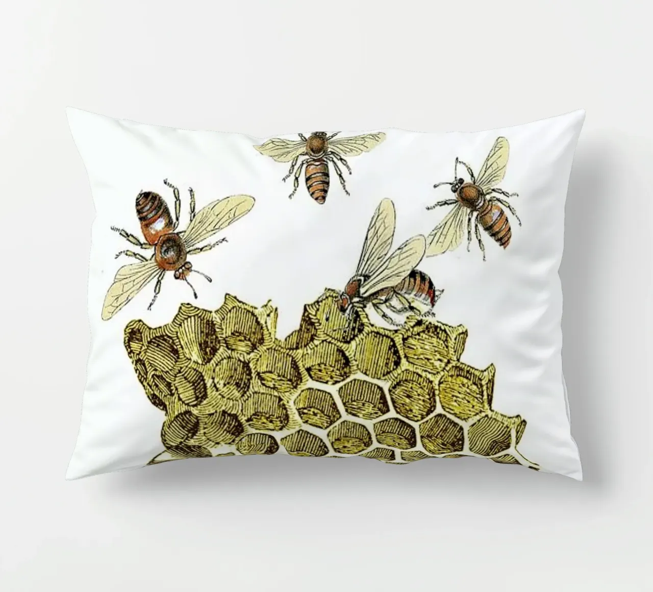 Bees and Honeycomb cuscino da Rococco LA