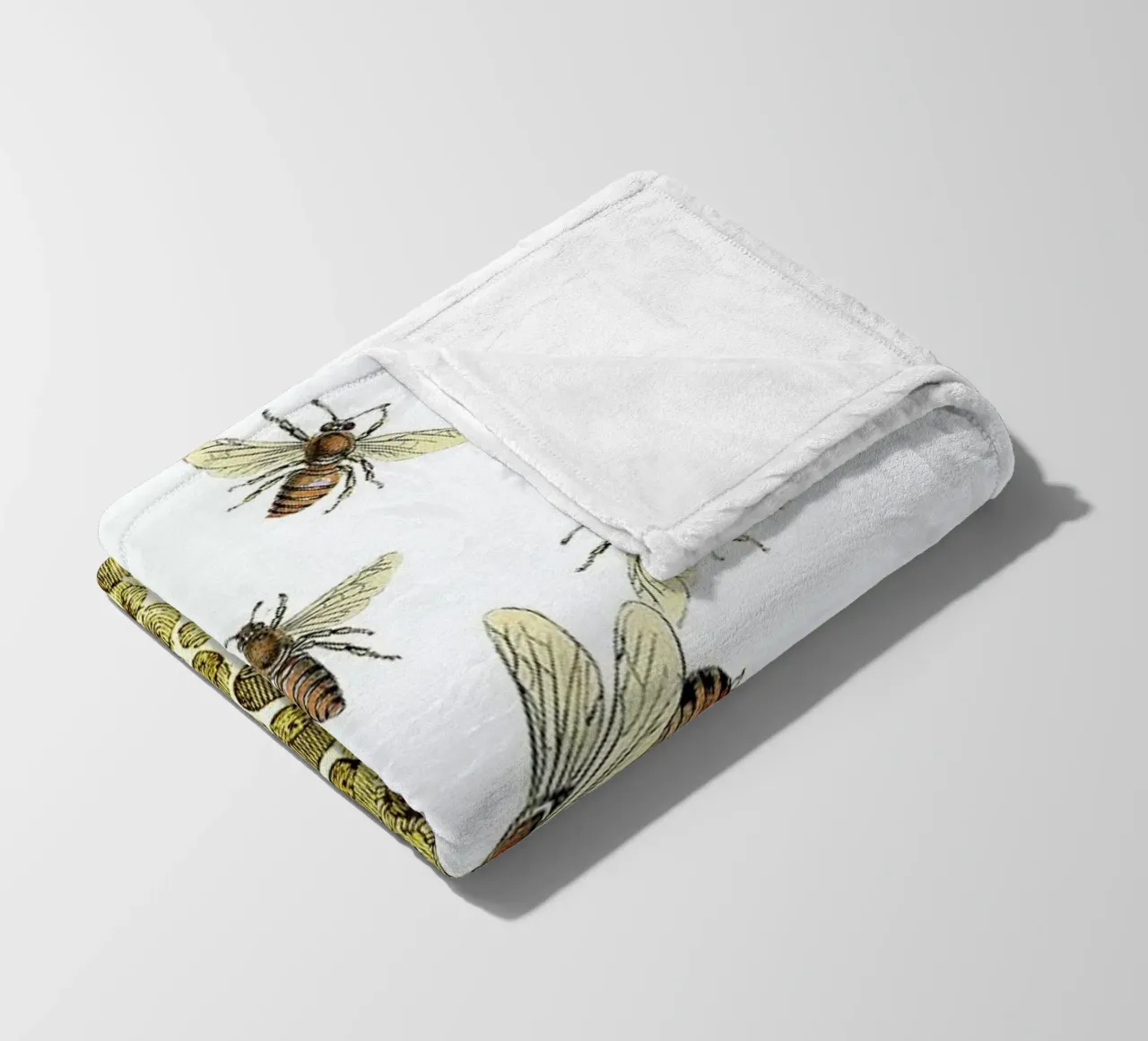 Bees and Honeycomb coperta in pile da Rococco LA