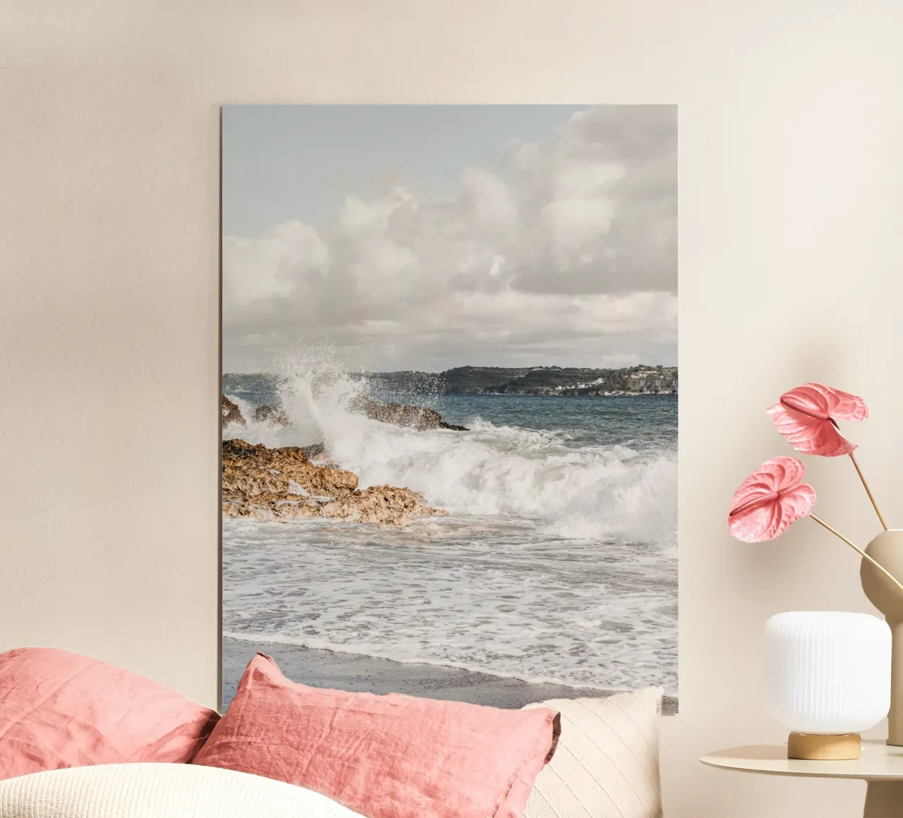 Onde oceaniche boho carta hahnemühle da Carinaprint