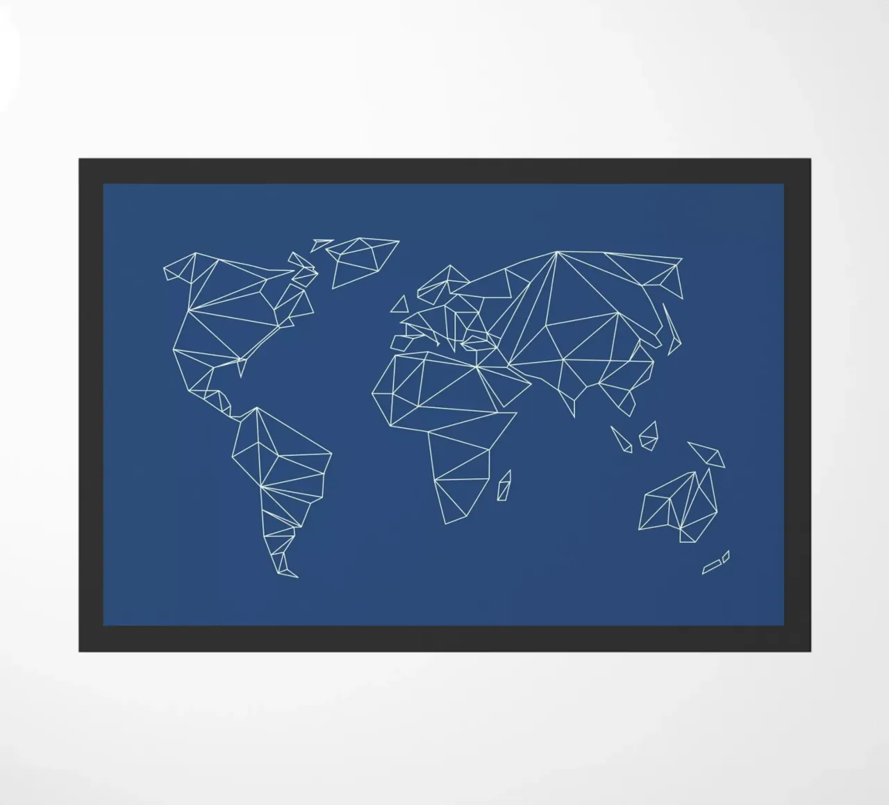 Geometrical World Indigo zerbino da Studio Nahili