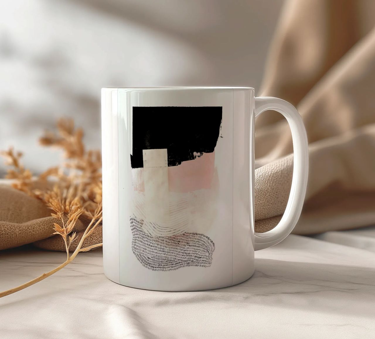 Sunday in the Cell tazza in ceramica da Jilli Darling Art
