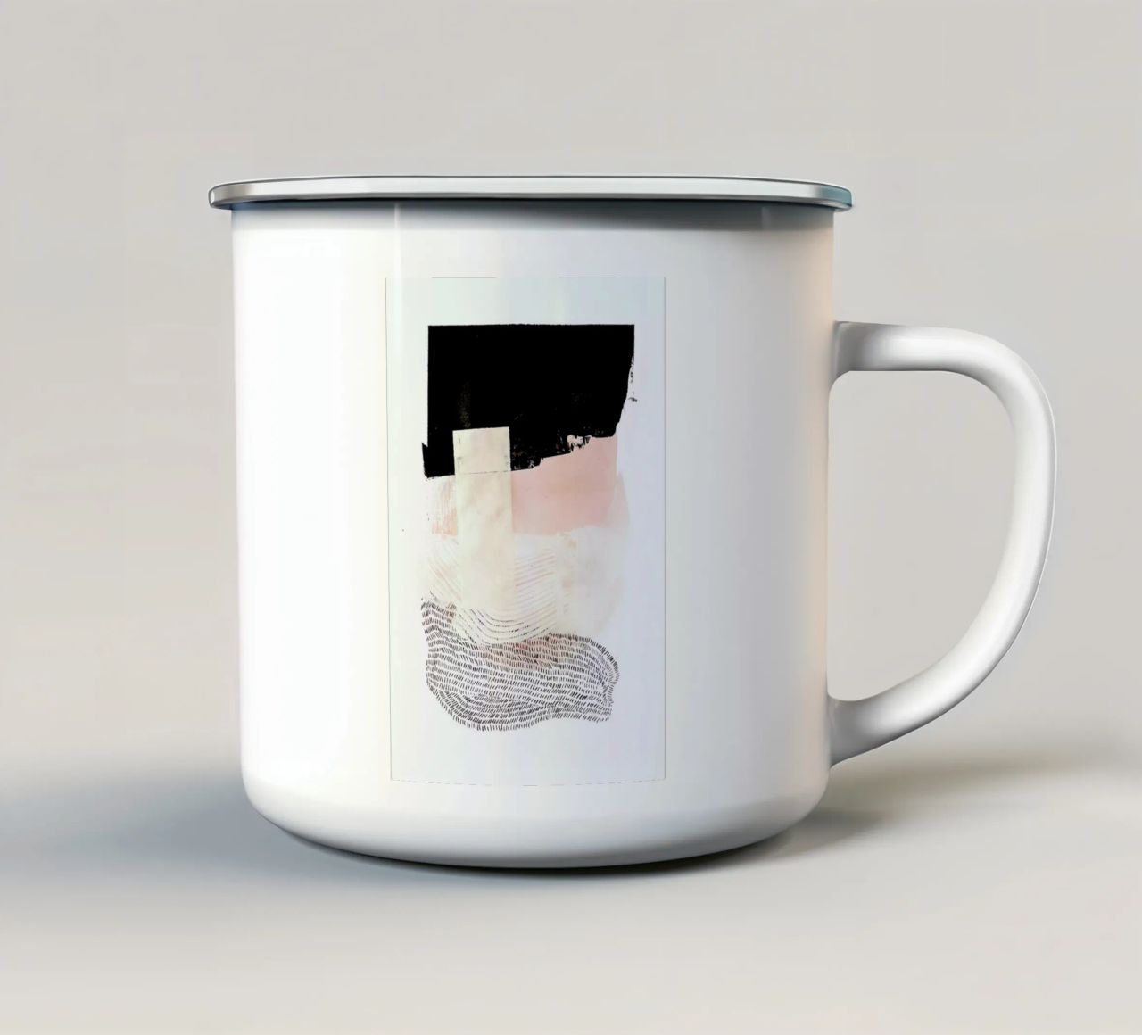 Sunday in the Cell tazza in smalto da Jilli Darling Art