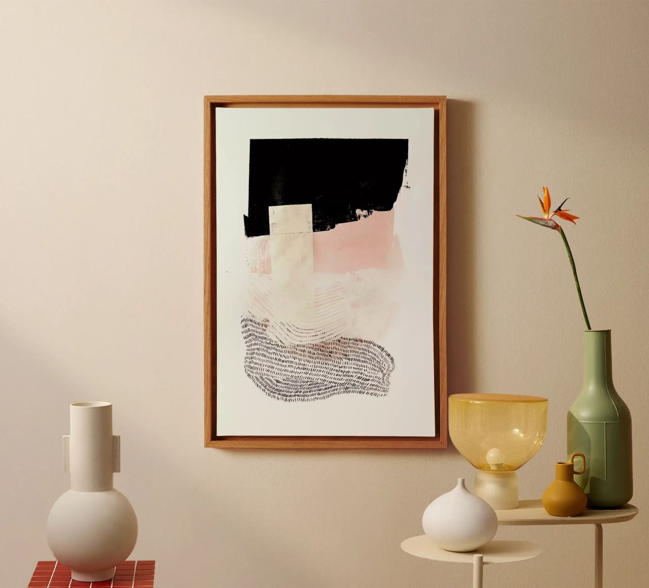 Sunday in the Cell canvas by Jilli Darling Art