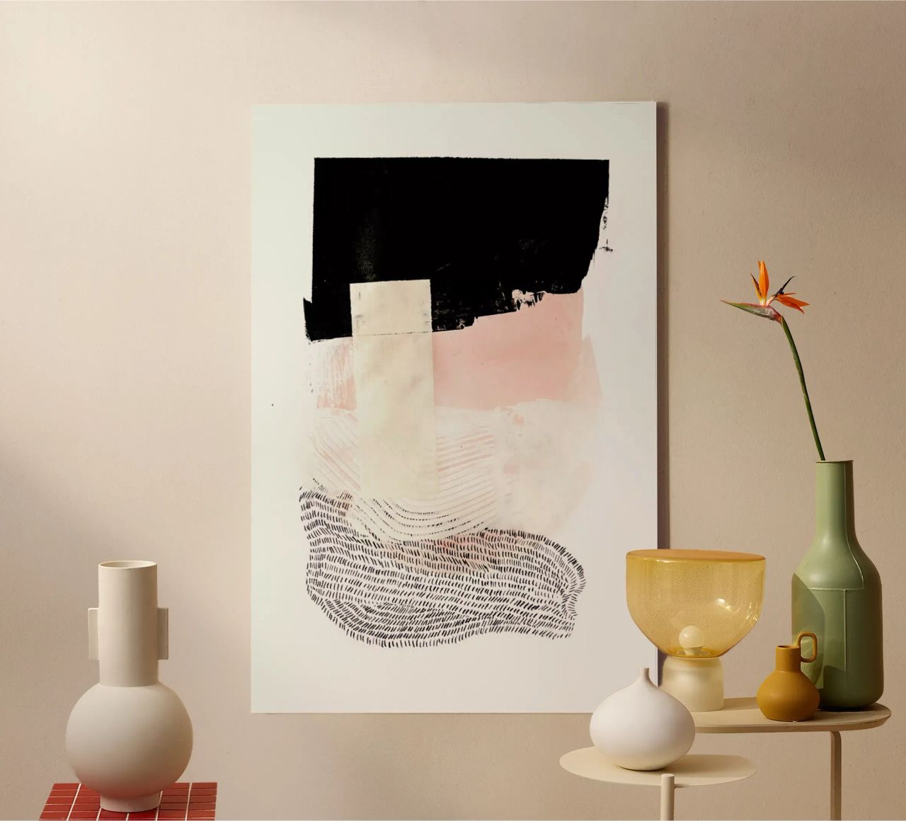 Sunday in the Cell canvas by Jilli Darling Art
