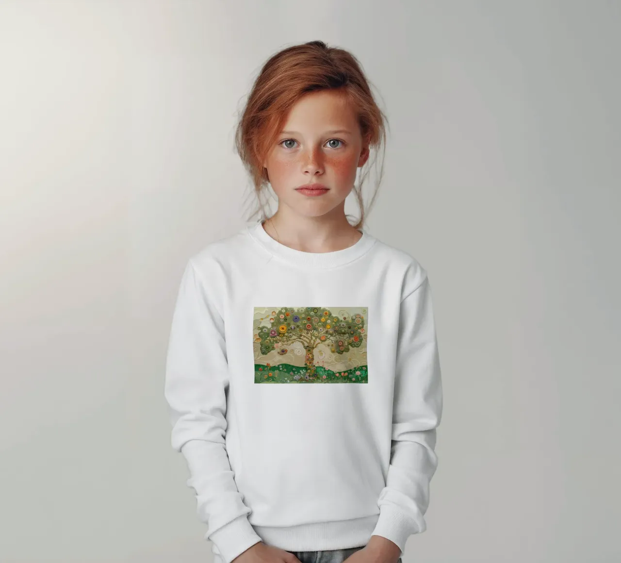 Albero della vita colorato felpa bambino da Carinaprint