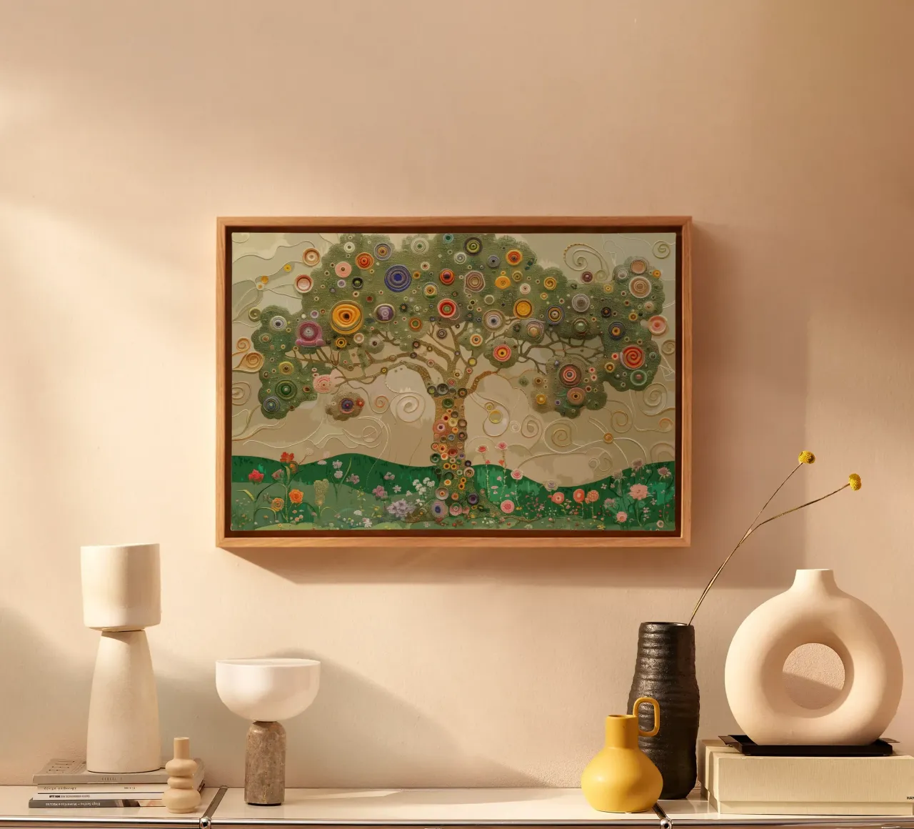 Albero della vita colorato tela da Carinaprint