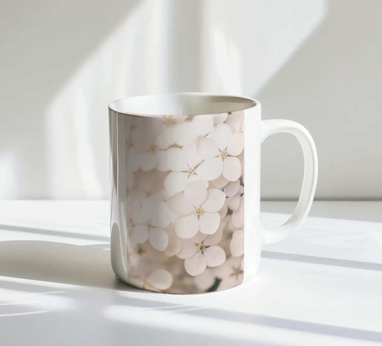 Fiori romantici amore tazza in ceramica da Carinaprint