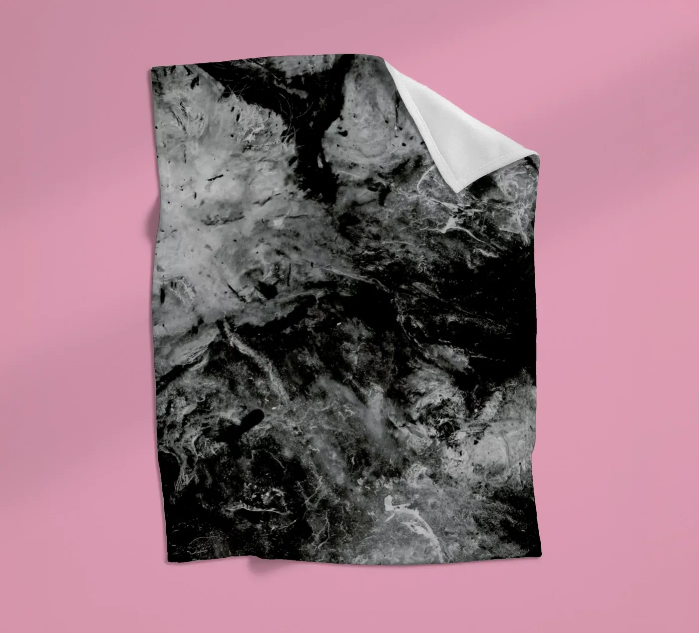 Ink fleece blanket by Victoria Frost