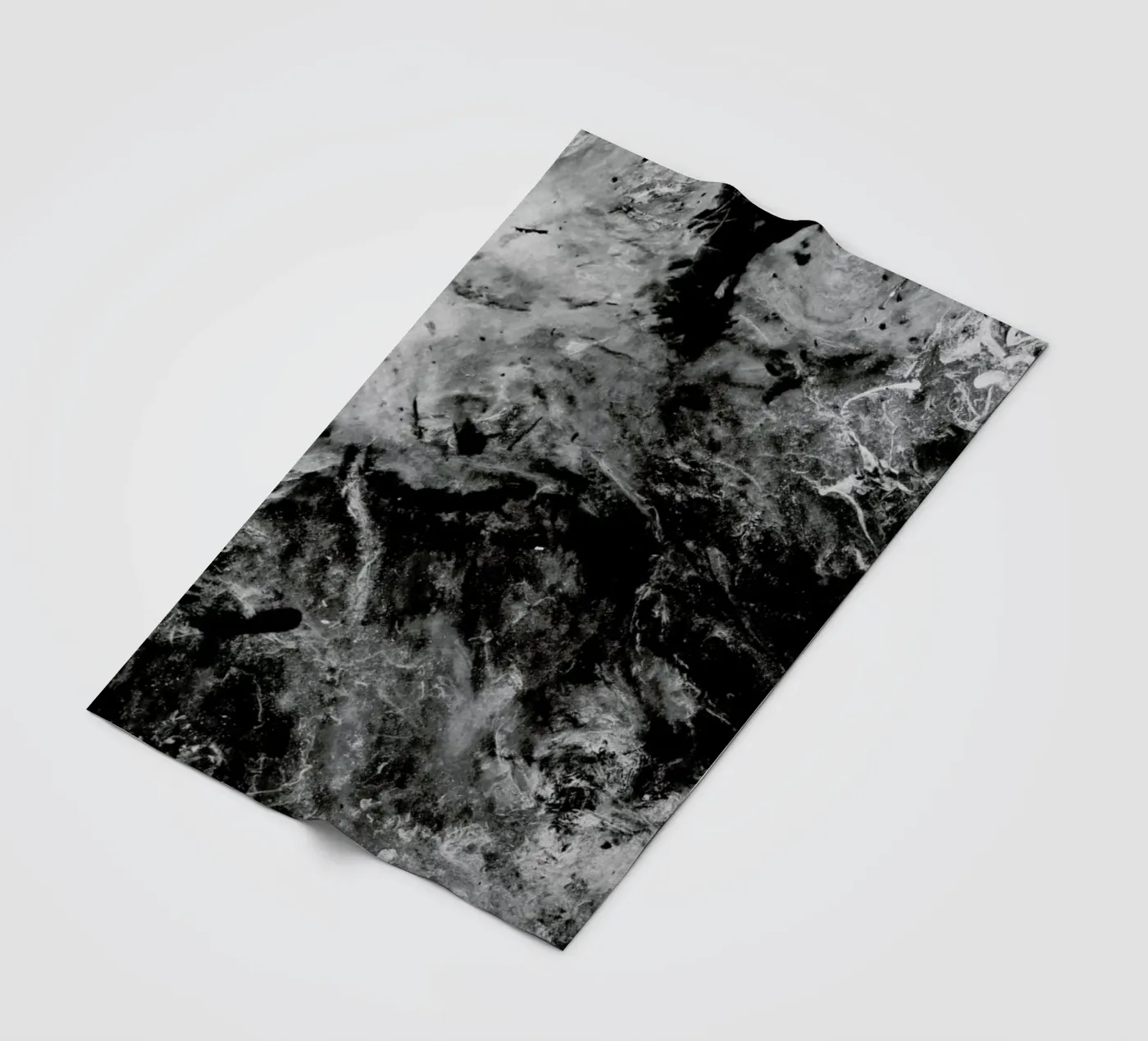 Ink fleece blanket by Victoria Frost